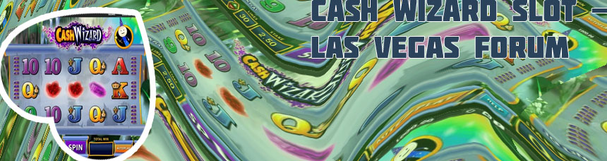 Cash wizard slot machine