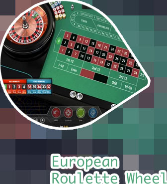 European roulette board