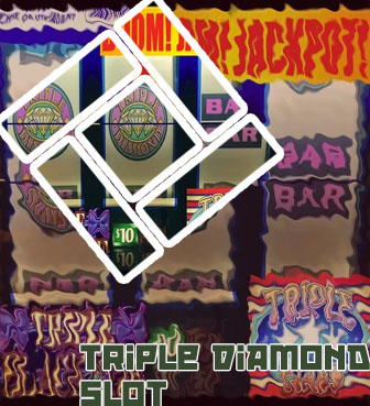 Triple double diamond slot machine